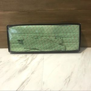 Vineyard Vines cummerbund set- green flamingo